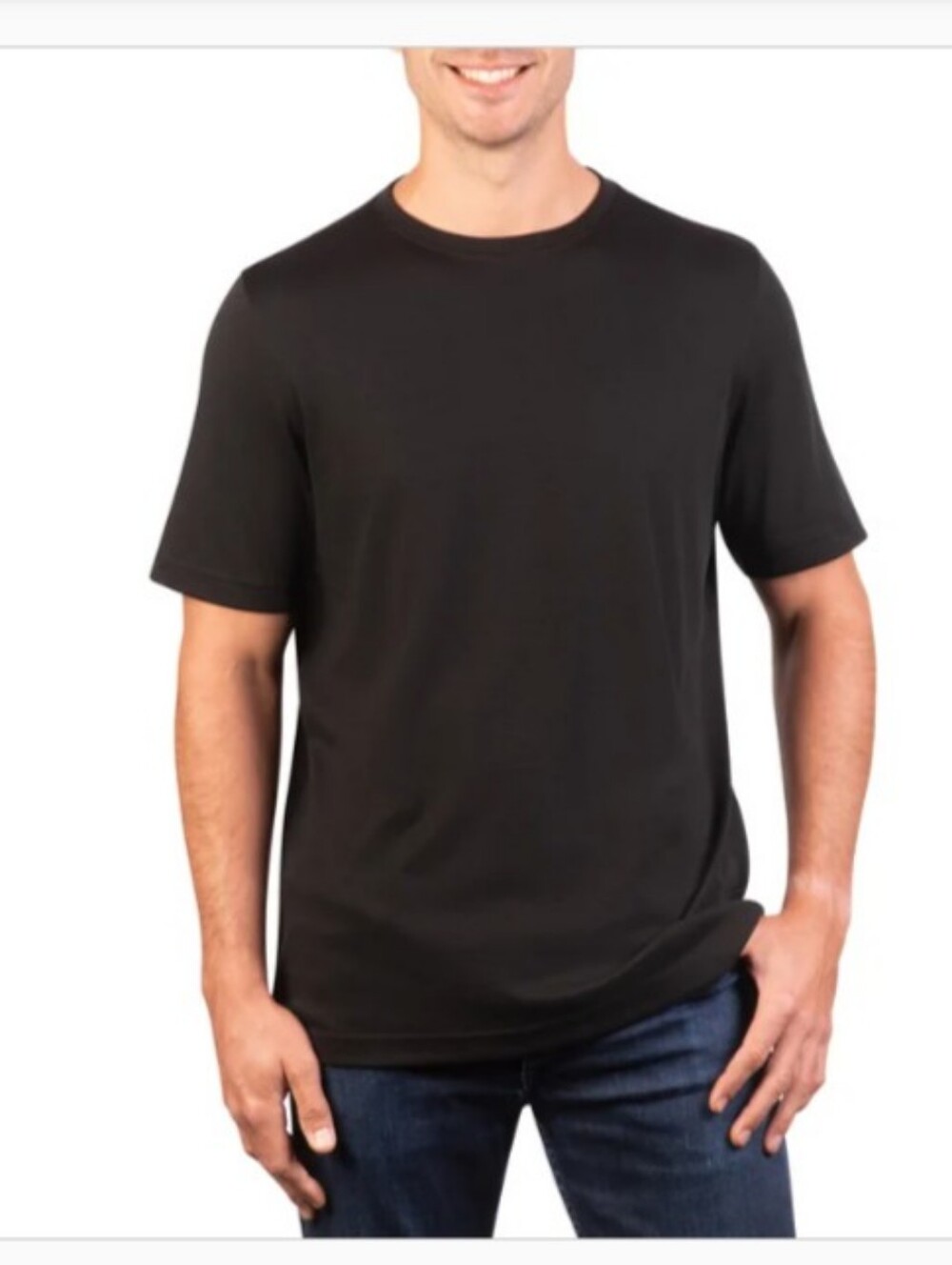 Kirkland Signature Men's Crew Neck Pima  T-Shirt